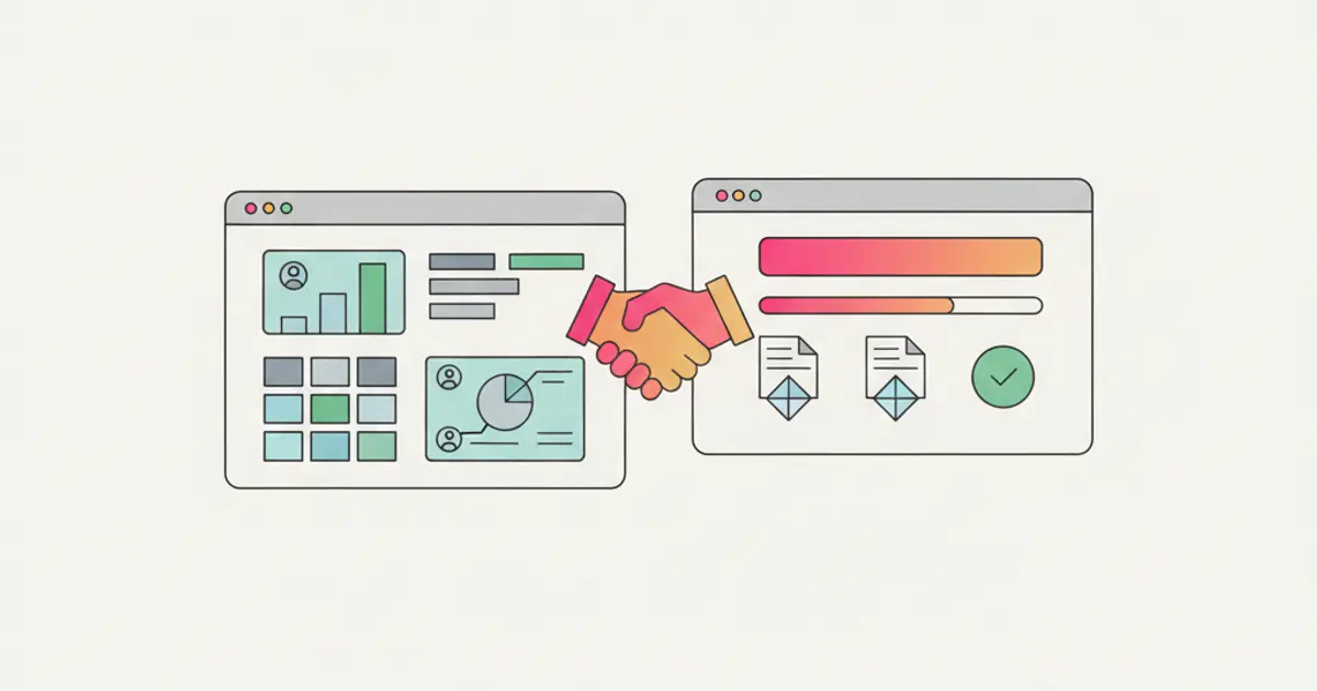 Client portal integrated in CRM showing shared projects and documents
