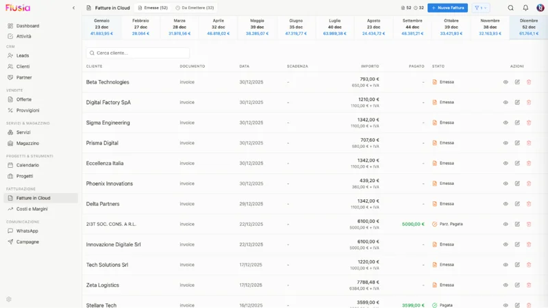 Fatture in Cloud integration screenshot